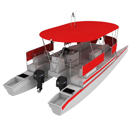 mantra35  PalmCat transport craft iso view front